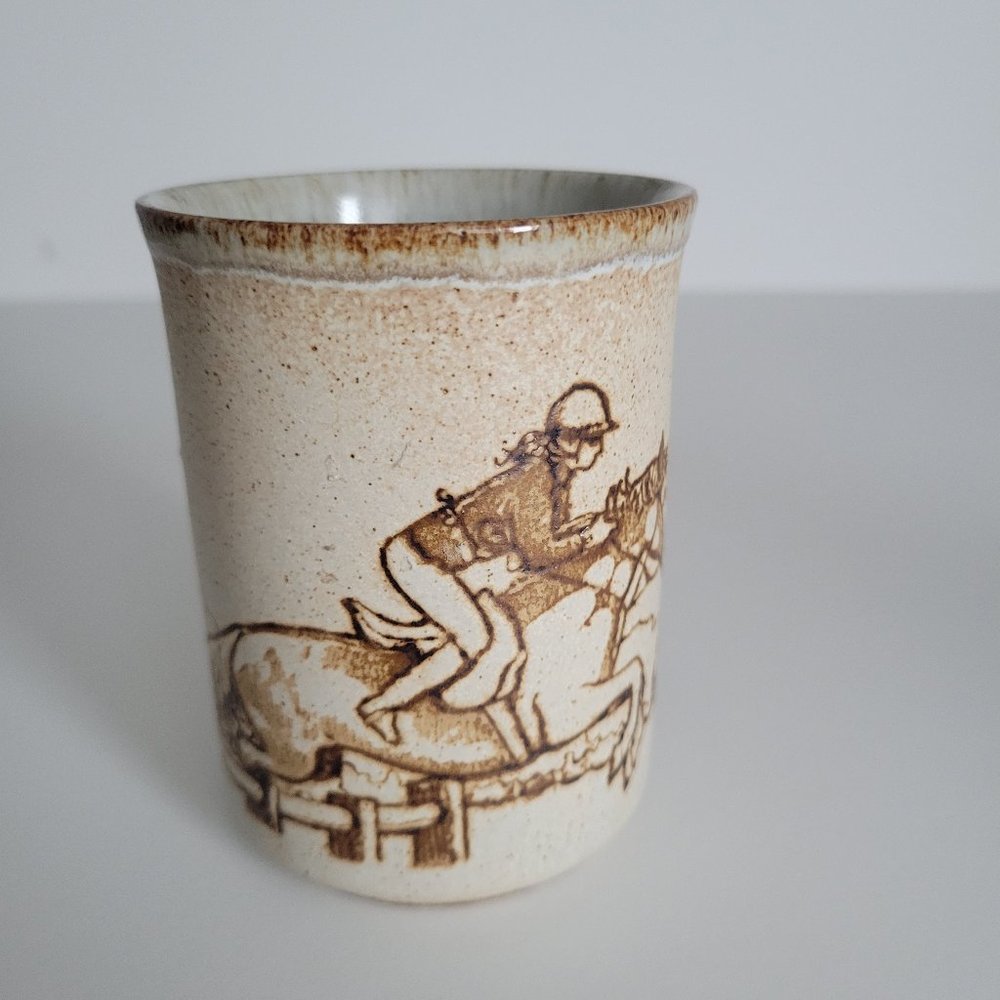Dunoon Stoneware Mug Made in Scotland Steeplechase Mug